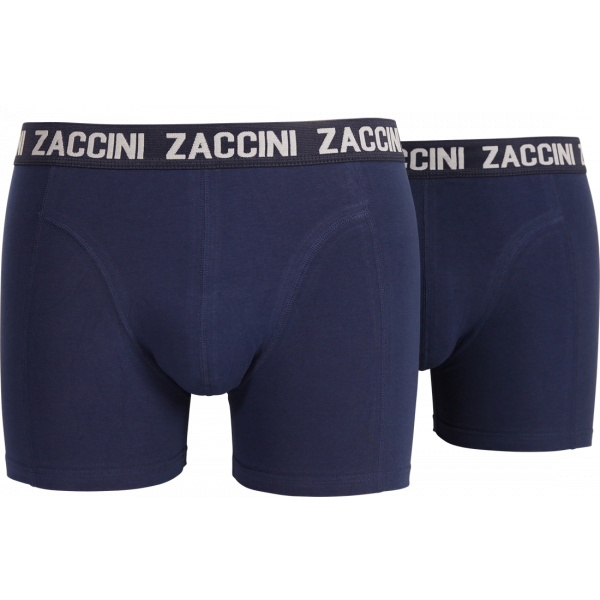 Zaccini heren boxershort 2-pack uni Marine