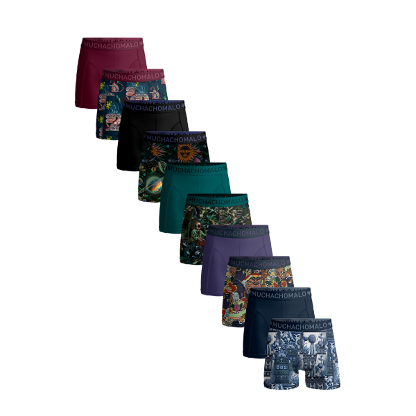 MUCHACHOMALO 10-pack Heren Boxers Remix 17